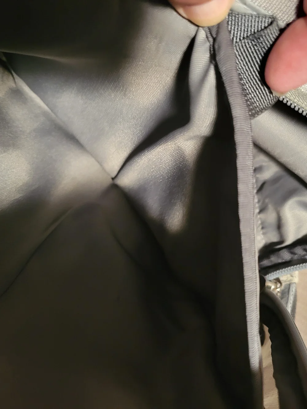 The North Face Light Cream Daypack with Bungee Front
